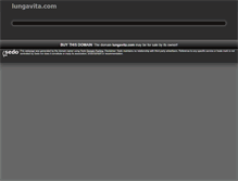 Tablet Screenshot of lungavita.com
